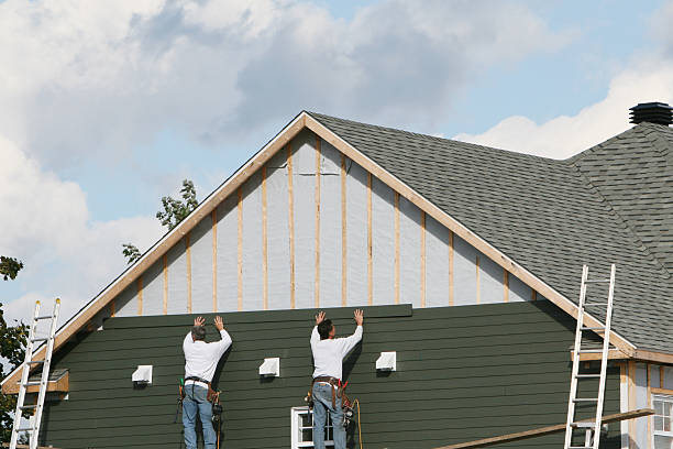 Professional Siding Repair technician working in High Point, NC